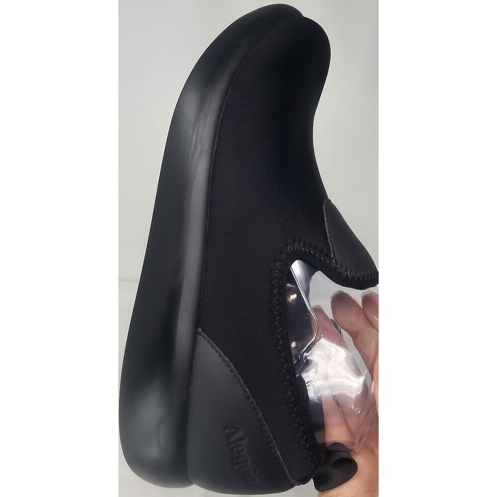Alegria Eden Knit Nursing Shoe Womens 10.5-11 EU 41 Black Slip On Casual Comfort - Picture 3 of 10